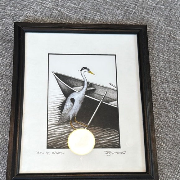 Birds on things row versus Wade Black and White Geometric Nautical Drawi… - Picture 7 of 10